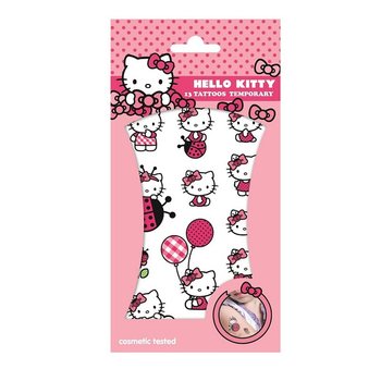 TATTOO - HELLO KITTY TEMPORARY TATTOOS, Dim. 20 x 10 cm. (10pcs)