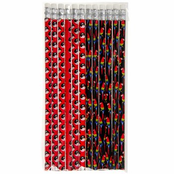 Pirate Pencil with Eraser (12 pcs.)