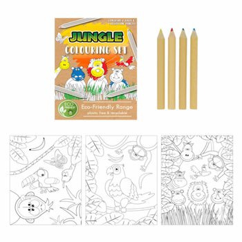 ECO FRIENDLY – Jungle Animal Drawing Set (25 Units)