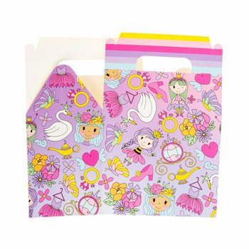 Princess Menu Box / Treat Box 14x10x17 cm (12 pcs.)
