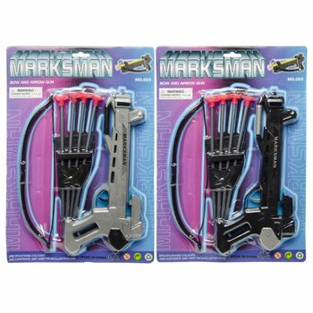 COMBAT CROSSBOW WITH 4 ARROWS ON CARD (6 pcs)