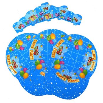 6 ANNIVERSARY SPIRAL HAT IN BAG (6 pcs.)