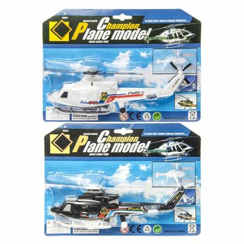 POLICE HELICOPTER WITH PULL CORD (6-pack)