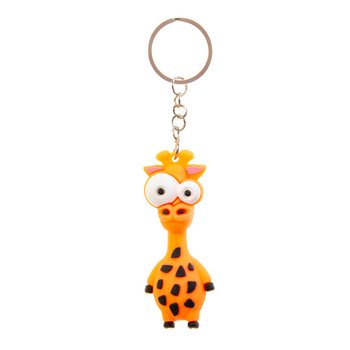 Funny Animal Keyrings - Big-Eyed Animal Mix (48 pcs)