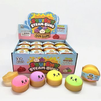 RAGE - Squishy Bun Dumplings SMALL (Dim. 5.5 x 5.5 x 3 Cm) - Viral 2026 Fidget Toy (24 pcs.)