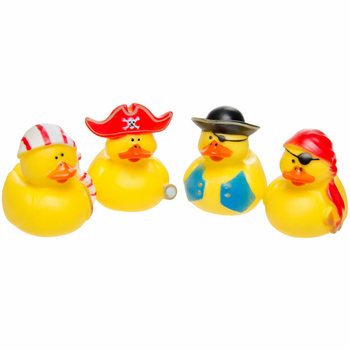 MIX BATH DUCKS PIRATE - 5x5 Cm. (4pcs)