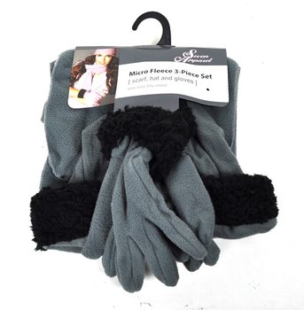 3-Piece Microfleece Set Grey