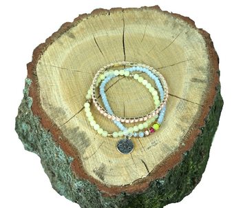3-Layer Ibiza Style Bracelet (1 pc)