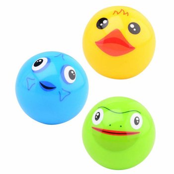 HAPPY WORLD - BABY ANIMAL BATH PLAY BALLS - Suitable from 0 Months (1st.)