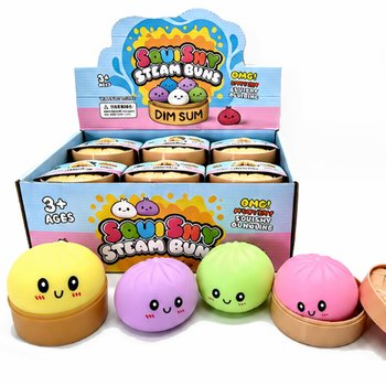RAGE - Squishy Bun Dumplings LARGE (8.5x8.5x4.8 cm) - Viral 2026 Fidget Toy (12 pcs)