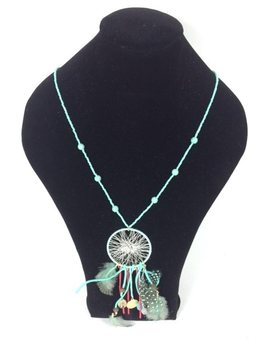 Ibiza Style Necklace Dreamcatcher Mint (1 pc)