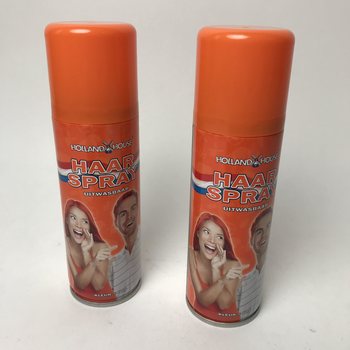 ORANGE HAIR SPRAY, WASHABLE (24 pcs)