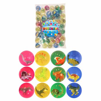 3D DINOSAUR BOUNCY BALLS Ø4.3CM (50 pcs)