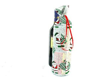 Beautiful Christmas Wine Bottle Bag (12 pcs)
