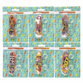 Finger Skateboards on Card (24 pcs)