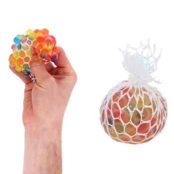 SQUEEZY BEADZ MESH BALLS IN DISPLAY (36 pcs)
