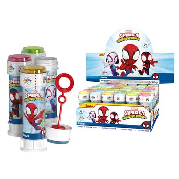 SPIDEY SPIDERMAN AMAZING FRIENDS BUBBLE BLOW - 60ML - IN DISPLAY (36 pcs.)