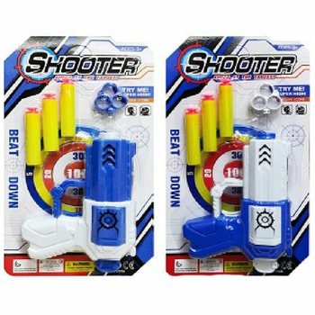 Shooter Toy Pistol with 3 Suction Cups on Card (6 pcs.)
