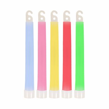 GLOW STICK BREAKLIGHT - 15CM WITH LANYARD - MIXED COLORS (Pack of 25)