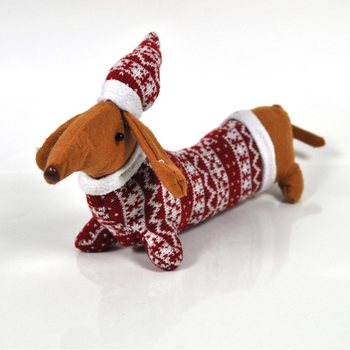 PLUSH CHRISTMAS TECKEL (2st).