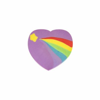 Rainbow Heart Eraser in Jar (100 pcs.)