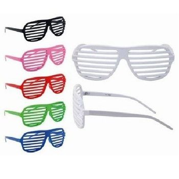 SHUTTER SHADES GLASSES - MIX COLORS (27st).