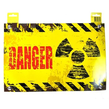 DECORATION DOOR PANEL - "DANGER" / "KEEP OUT" (12st.)