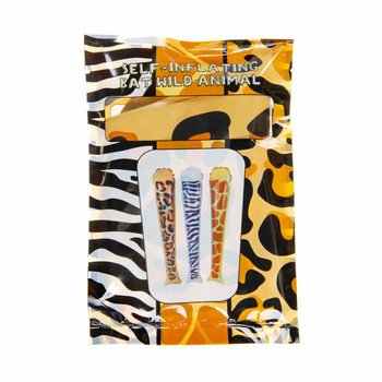 Self-Inflating Wild Animals Club - 49x13cm - Display (48 pcs)