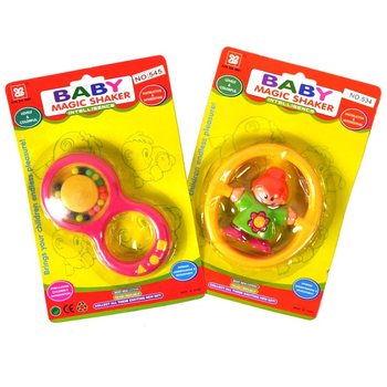 ASSORTED baby rattles ON MAP (12st).