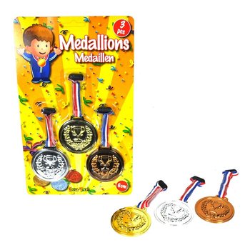 3-Piece Medal Set on Card (12 pcs.)