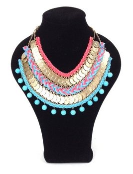 Turquoise Pink Necklace (1 pc)