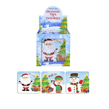 PUZZLE - CHRISTMAS, 13 x 12 Cm. IN DISPLAY (108st.)
