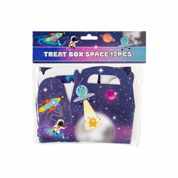 Space Treat Boxes / Party Favor Boxes 12x12.5x6 cm (12 pcs)