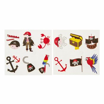 Pirate Fun Tattoos - Display (96 Pcs)