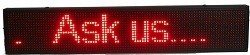 LED Car Moving Message Sign 12V - B2B Display (100x20 cm)
