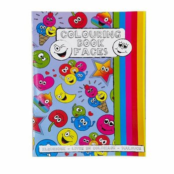 A4 Smiley Coloring Book with Stickers (12-Pack)