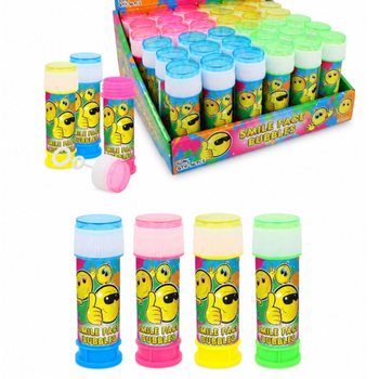 SOAP BUBBLES - SMILEY - 50ML IN DISPLAY (36 pcs)