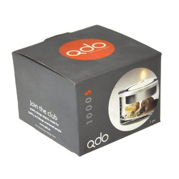 QDO - Stainless Steel GLASS waxinelichthouder (1p.)