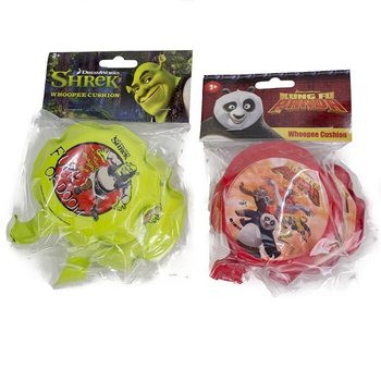 MIX SHREK / KUNG FU PANDA 2-PACK WITH FART PILLOWS (12 packs of 2 pieces)