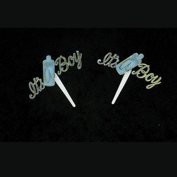 Baby Shower Cupcake Picks - It's a Boy (12 pcs)
