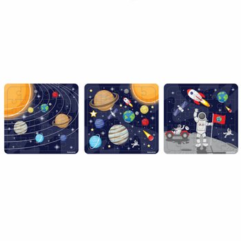 Space Themed Mini Puzzles - Display Box (108 pcs, 13x12cm)