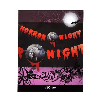 LETTER GARLAND "HORROR NIGHT" 130 CM. (2st.)