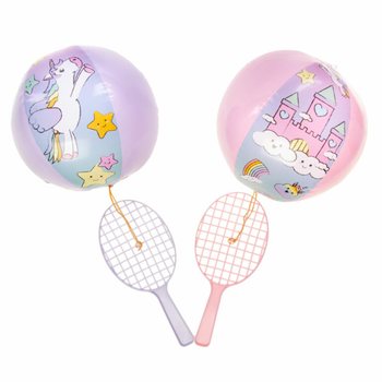 PADDLE RACKET WITH BALL - UNICORN (12 pcs.)