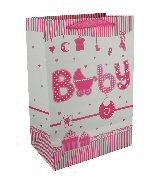 BABY BIRTH GIFT BAG - BABY PINK (12 pcs)
