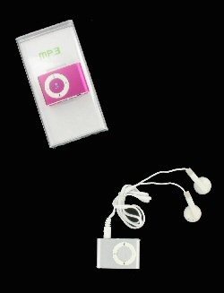 MP3 Player with Earphones - 4GB (Assorted Colors)
