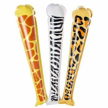 Self-Inflating Wild Animals Club - 49x13cm - Display (48 pcs)