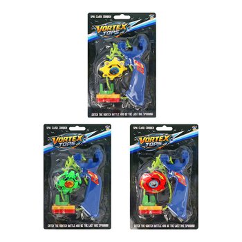 Spinner Battle Launcher Tops on Blister Card (6 pcs)