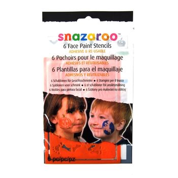 SNAZAROO - 6 Face Painting Stencils (12 pcs.)