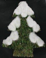 Large Natural Tree with Snow (1 pc.)