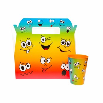 Smiley Kids Meal Box - 22.5 x 12 x 9.5 cm (24 pcs)